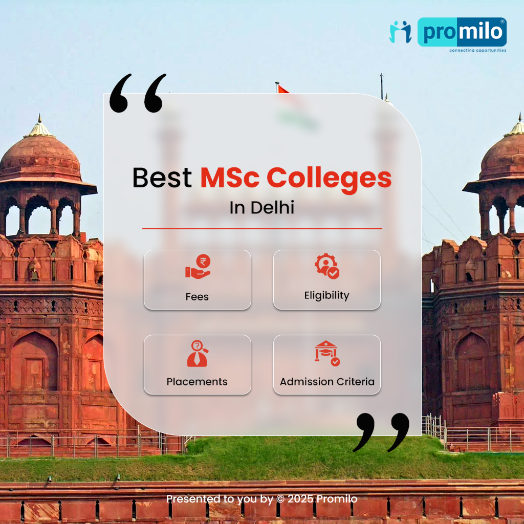 M.Sc in Delhi - Overview